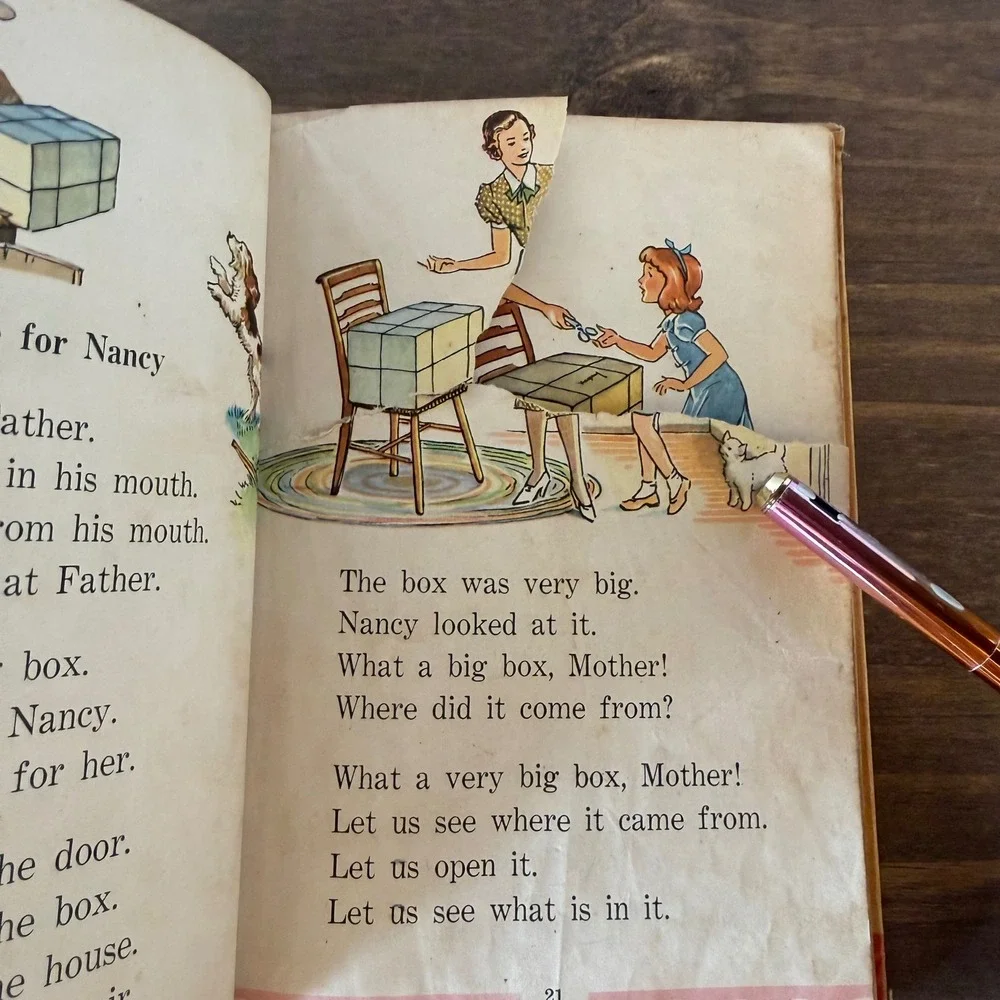 Vintage 1955 On the Way to Storyland Laidlaw Readers Hardcover School Book